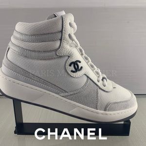 CHANEL ICON 2022 SS Sneakers Sz 38.5